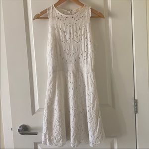 COPY - White eyelet cotton summer dress